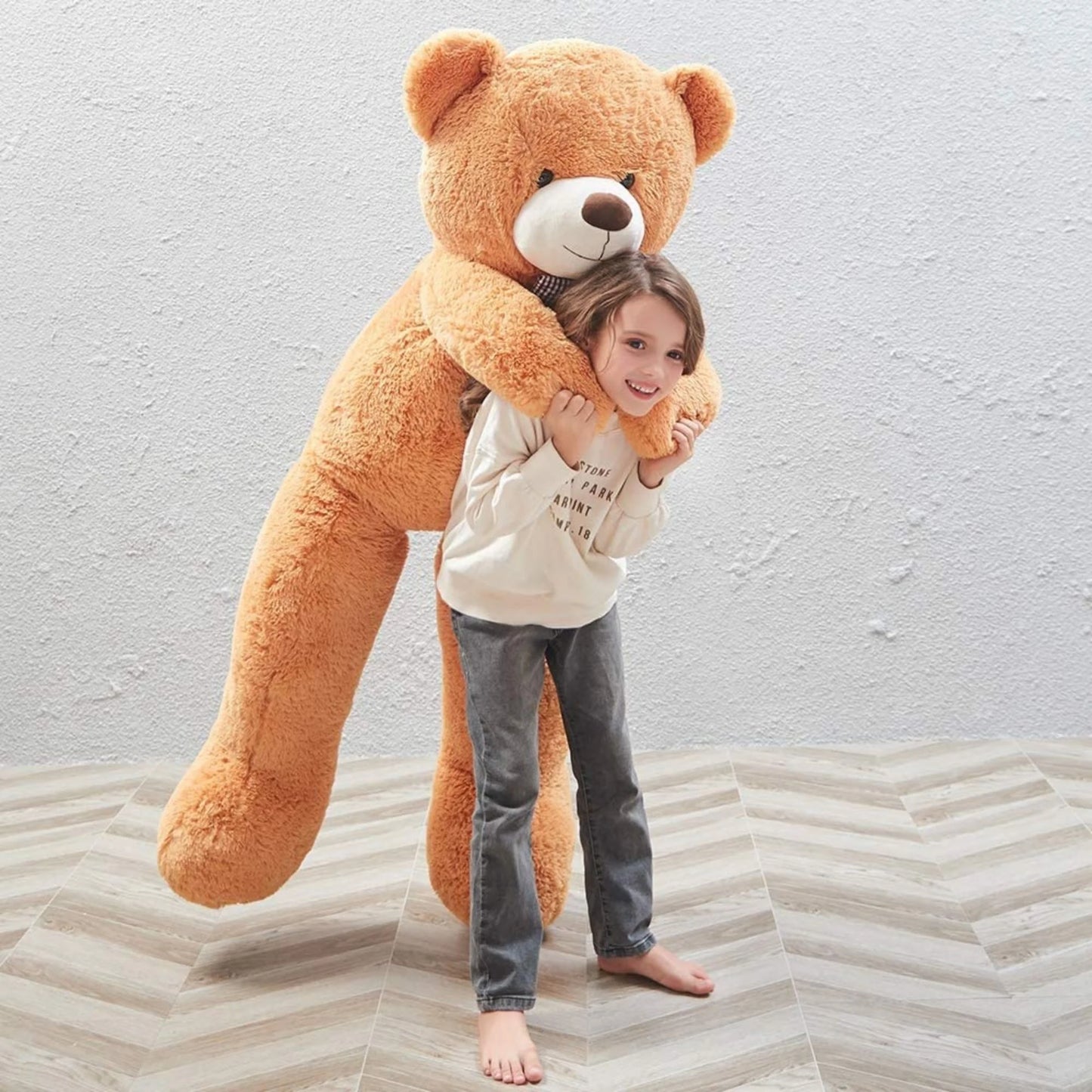 Giant Teddy Bear 55" Stuffed Animal Soft Big Bear Plush Toy
