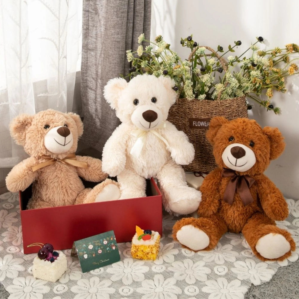 3 Packs Teddy Bear 13.8'' Cute Soft Stuffed Animal Plush Toys