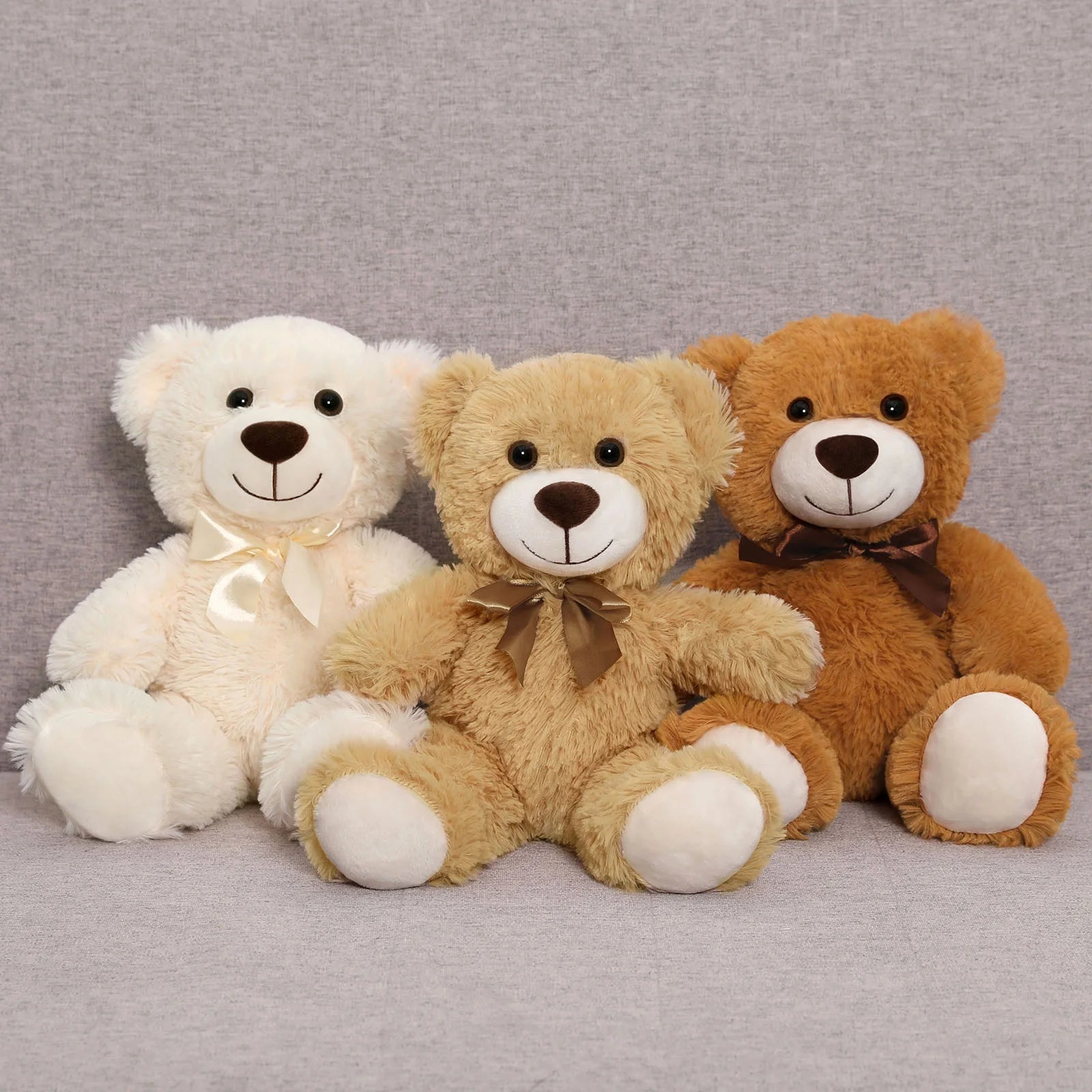 3 Packs Teddy Bear 13.8'' Cute Soft Stuffed Animal Plush Toys