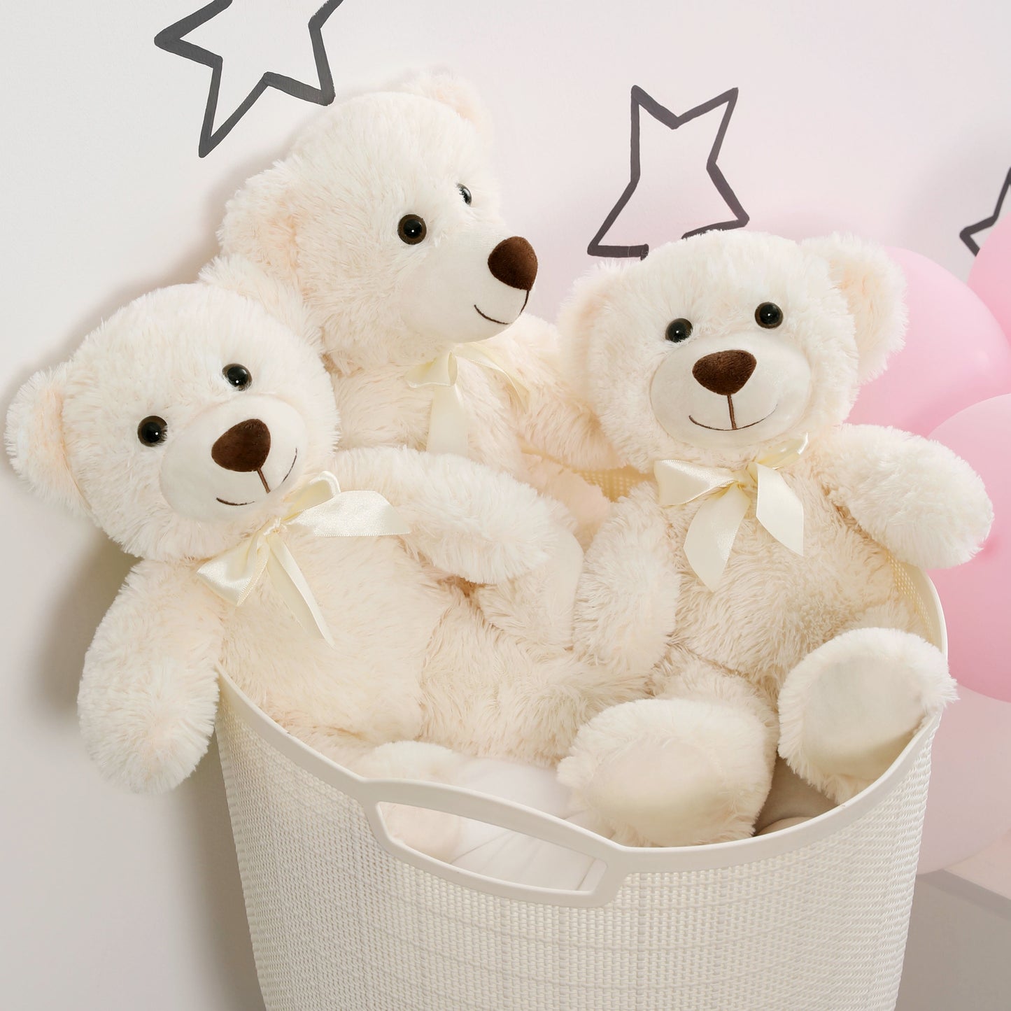 3 Packs Teddy Bear 13.8'' Cute Soft Stuffed Animal Plush Toys