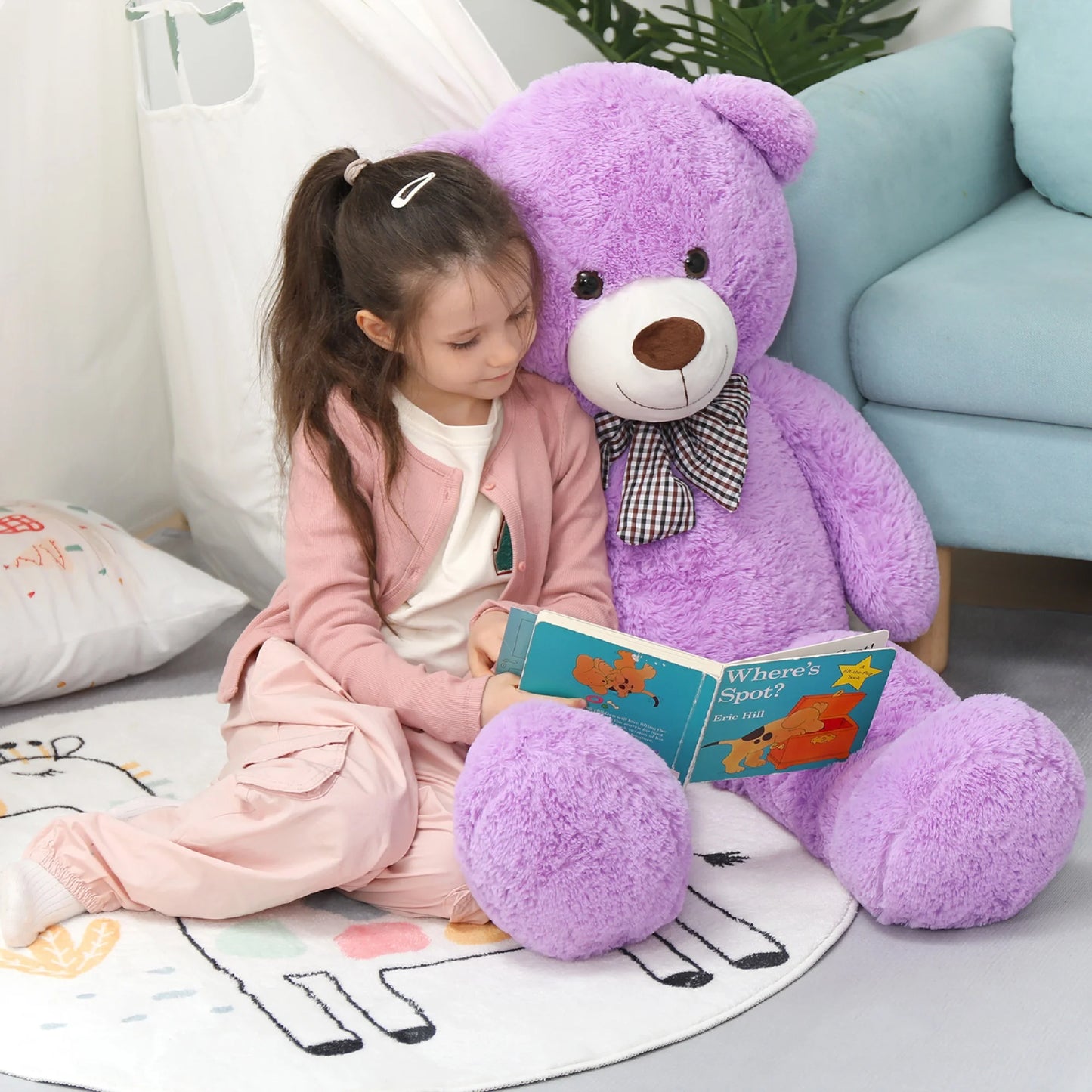 Maogolan Giant Teddy Bear 47" Large Stuffed Animals Plush Toy