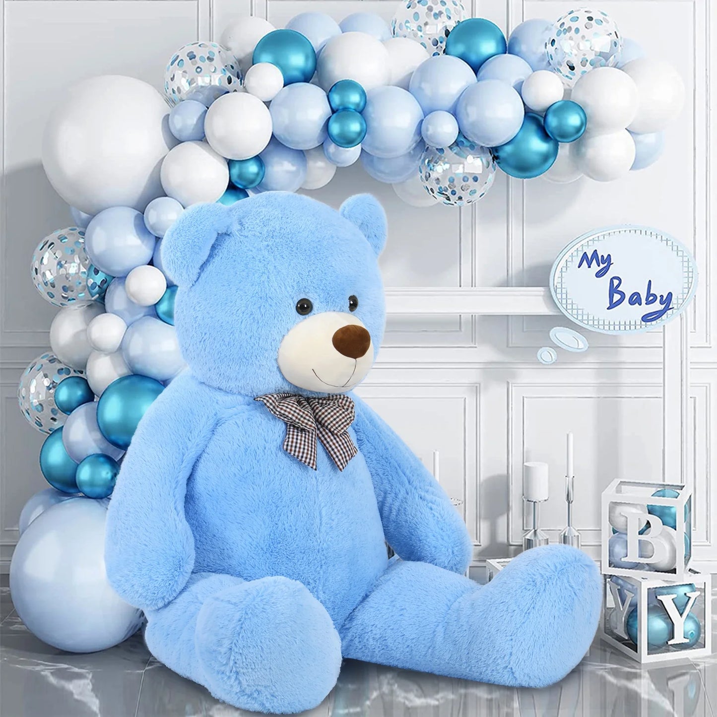 Giant Teddy Bear 55" Stuffed Animal Soft Big Bear Plush Toy