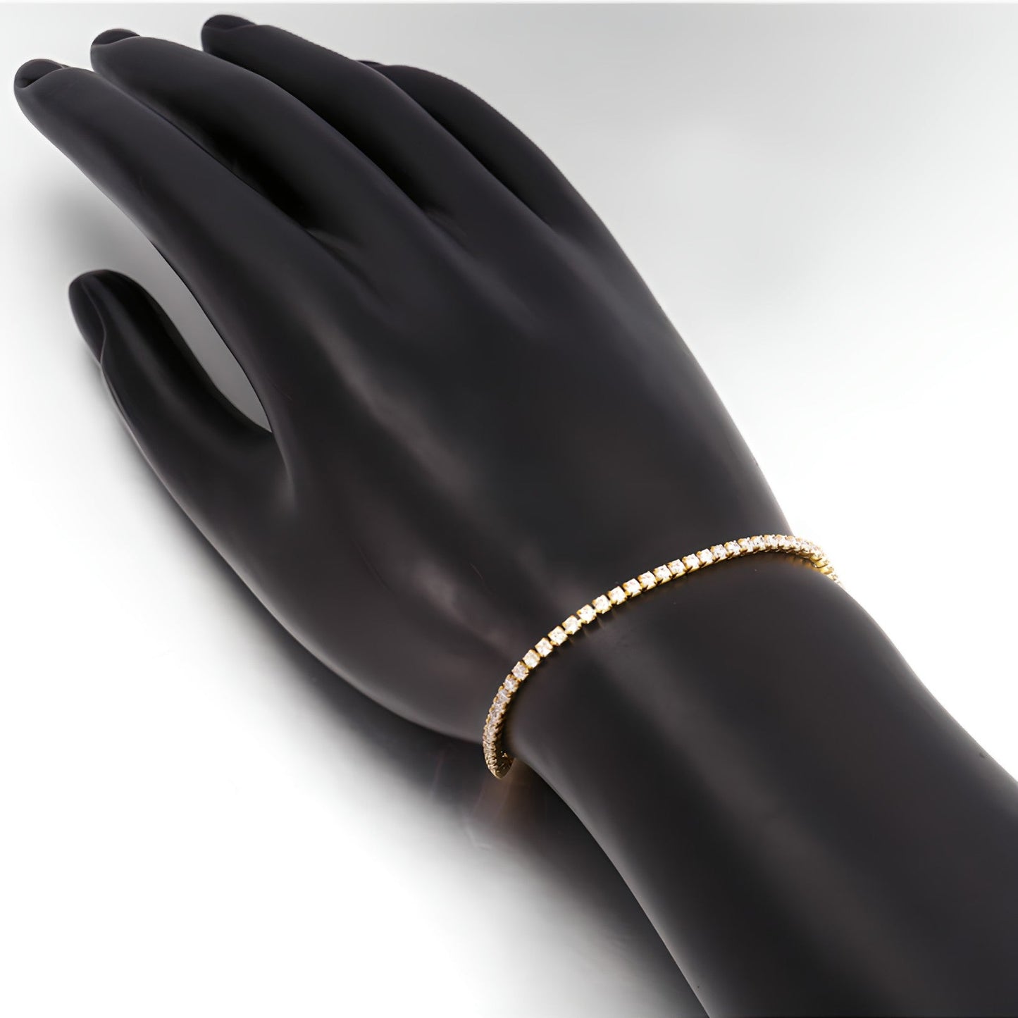 Delicate 18K Gold Plated Tennis Bracelet - BWBR057-001