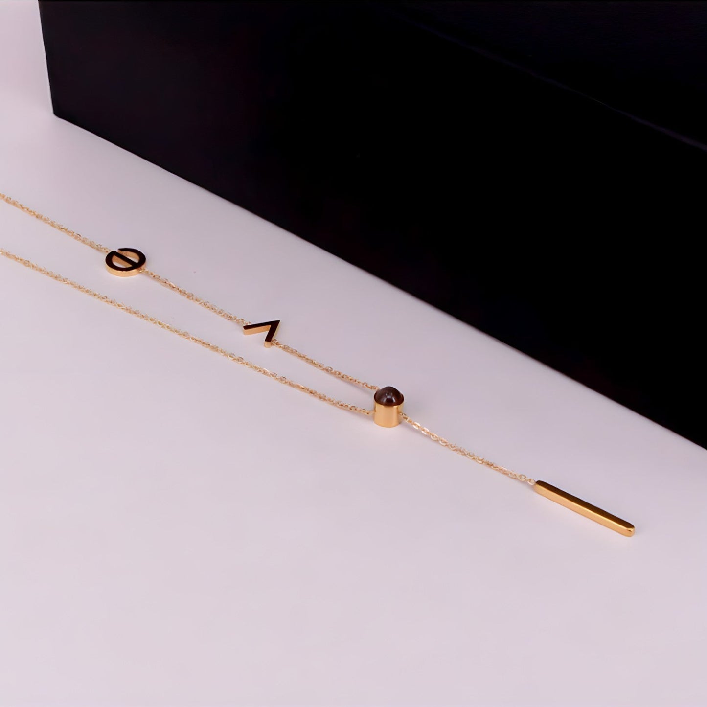 Collier Modern Love - Plaqué or 18 carats - BWCL093-00