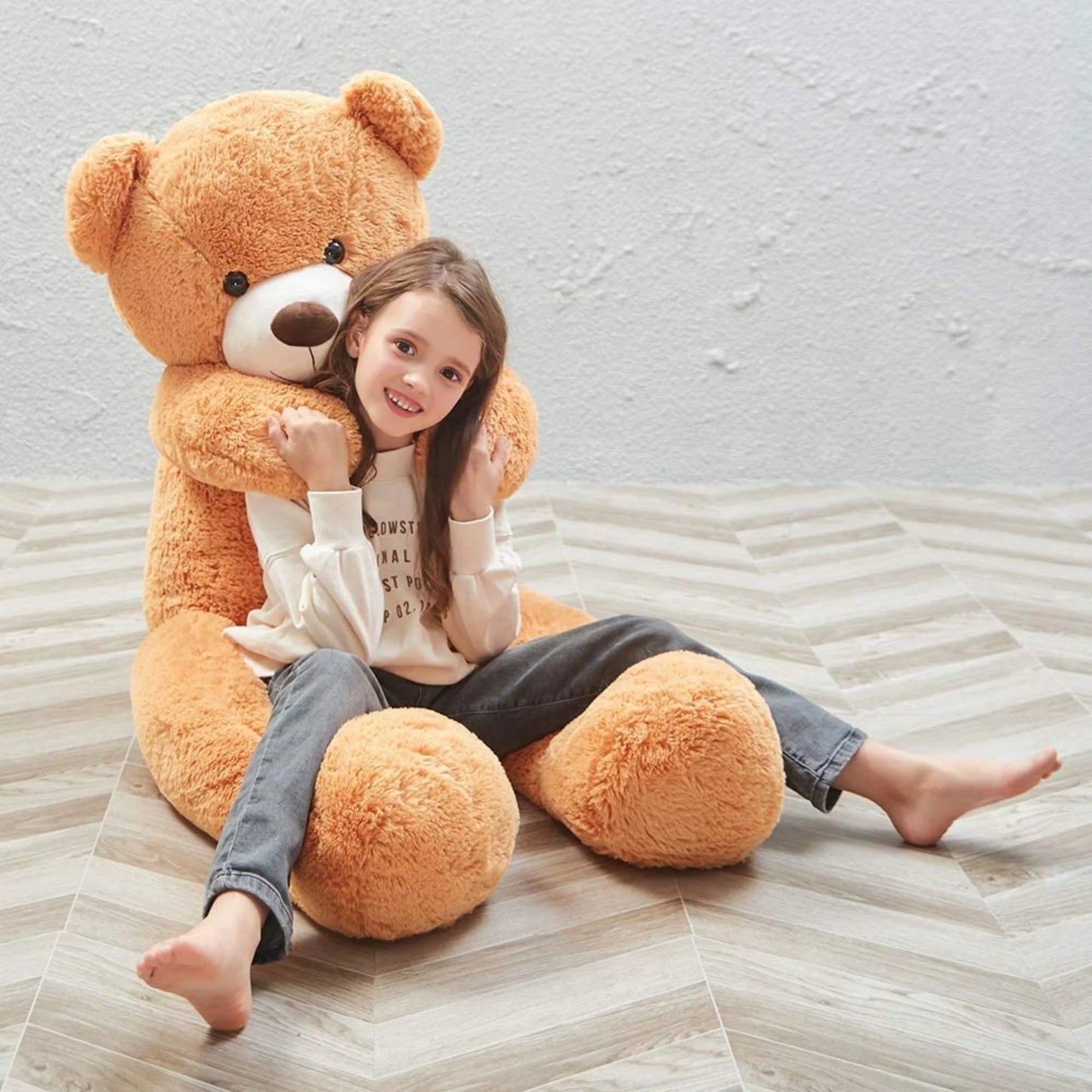 Giant Teddy Bear 55" Stuffed Animal Soft Big Bear Plush Toy