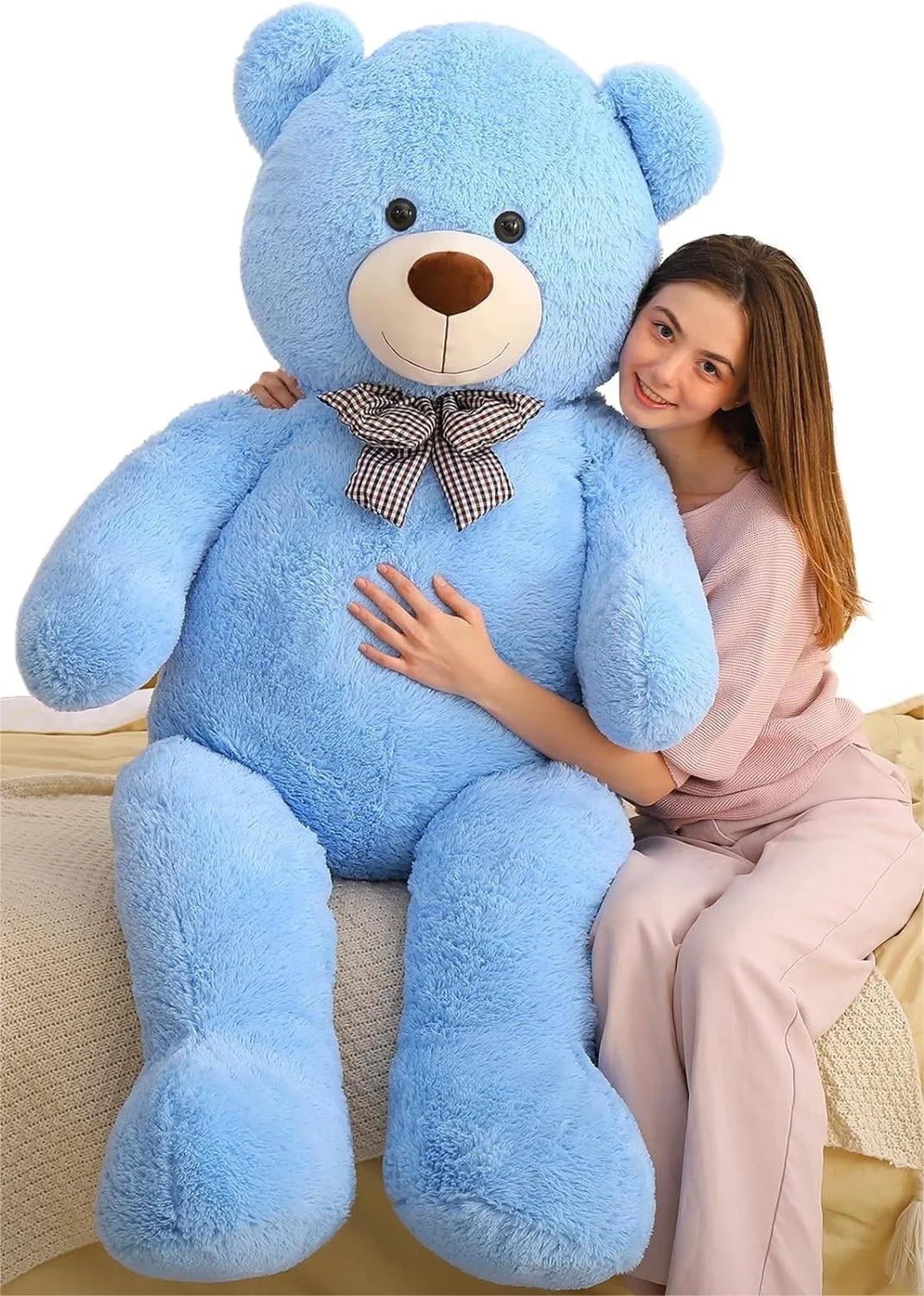 Giant Teddy Bear 55" Stuffed Animal Soft Big Bear Plush Toy