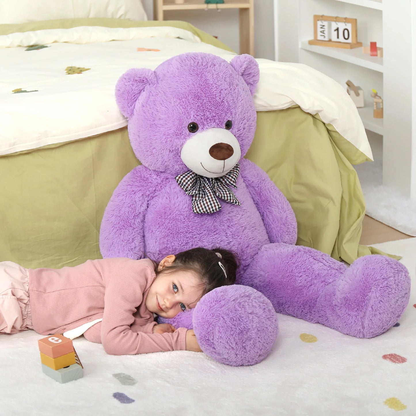 Maogolan Giant Teddy Bear 47" Large Stuffed Animals Plush Toy