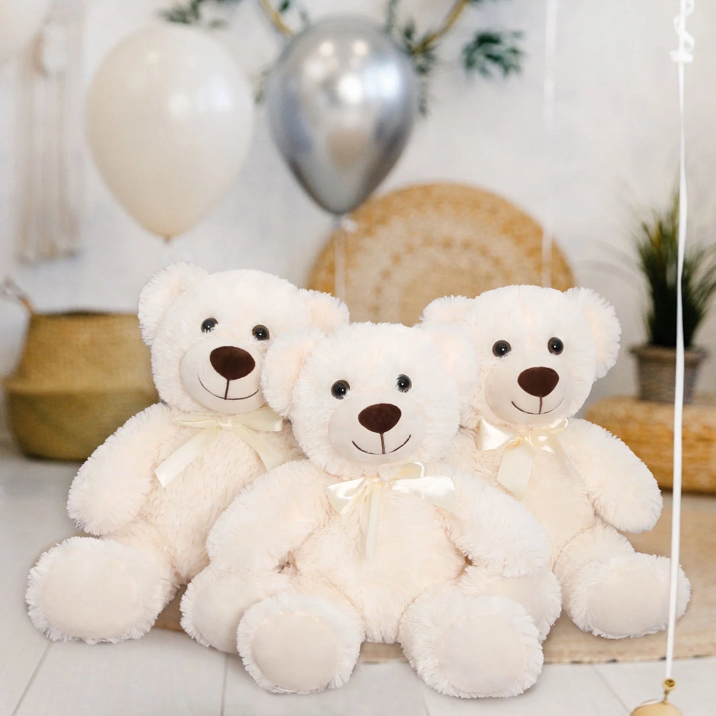 3 Packs Teddy Bear 13.8'' Cute Soft Stuffed Animal Plush Toys
